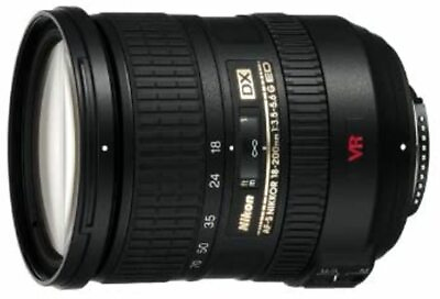 #ad Nikon AF S DX VR Zoom Nikkor ED18 200mm F3.5 5.6G IF For Nikon DX format only $132.59
