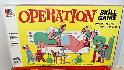#ad Vintage 1965 Operation Game with Smoking Doctor Complete $25.00