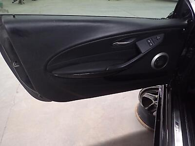 #ad 08 09 10 BMW M6 Coupe Left Front Leather Door Trim Panel Carbon Trim Black X3SW $125.00