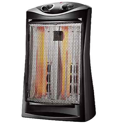 #ad Konwin 1500W Infrared Quartz Large Room Indoor Home Tower Heater System Black $27.37