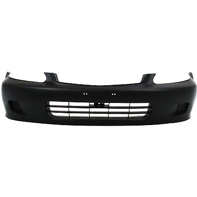 #ad Bumper Cover For 1999 2000 Honda Civic Front Sedan With License Plate Provision $106.92