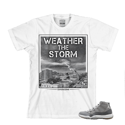 #ad Tee to match Retro 11 Cool Grey Sneakers. Storm Cool Grey $24.00