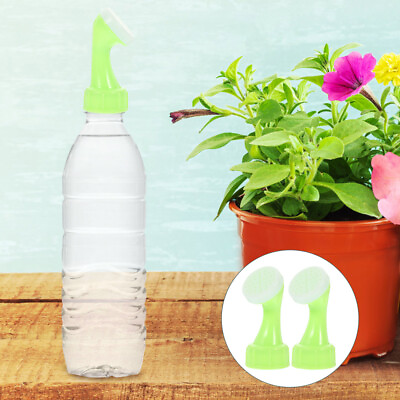 #ad 4 Pcs Watering Can Nozzle Bottle Cap Potted Plant Plastic Bottles $8.42