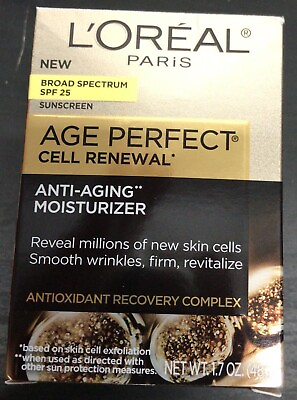 #ad LOREAL Paris Age Perfect Cell Renewal Anti Aging SPF 25 EXP.06 2024 f2 $15.00