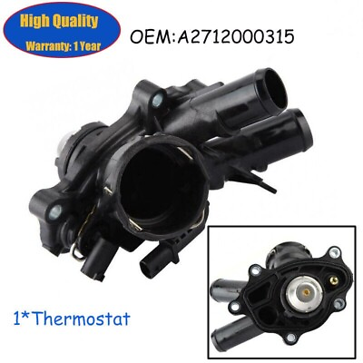 #ad Coolant Engine Car Thermostat Assembly for Benz 2012 2015 C250 SLK250 1.8L $30.74