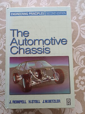 #ad The Automotive Chassis: Engineering Principles 2nd Ed ISBN 9780750650540 AU $85.00