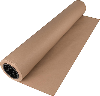 #ad Brown Craft Paper Roll 30 Inches Wide 1800 Inches Long 1 Roll Jumbo Roll for $103.86