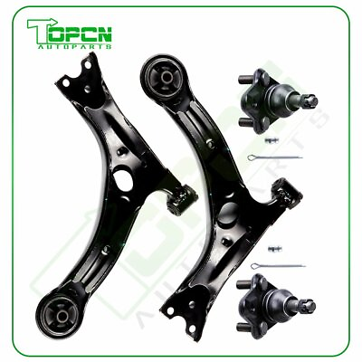 #ad Brand 4pcs Front Lower Ball Joint Control Arm Kit Fits 2003 2013 Toyota Corolla $83.78