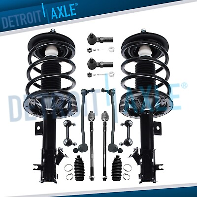 #ad 12pc Front Strut Sway Bar Inner Outer Tierod Kit for 2004 2008 Nissan Maxima $222.71