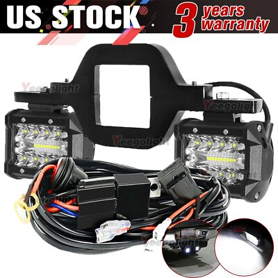 #ad Tow Hitch Mounting Bracket Tri row LED Work Light Pods Backup Reverse For Truck $34.99