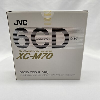 #ad JVC 6CD Compact Disc Magazine Cartridge Car Changer XC M70 New In Box $15.00