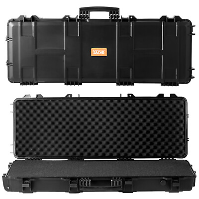 #ad VEVOR Rifle Case Rifle Hard Case 42 inch with 3 Layers Fully protective Foams $79.99