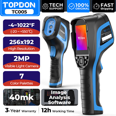 #ad TOPDON TC005 Portable Thermal Imaging IR Infrared Imager Inspection Dual Camera $379.00