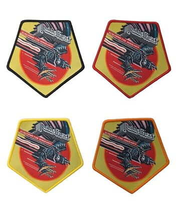 #ad Judas Priest Screaming For Vengeance Woven Sew On Iron on Patch 4quot; x 4quot; Badge $9.99