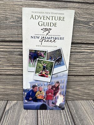 #ad Vtg Adventure Guide New Hampshire Grand Mountain View Brochure Advertisement $17.99