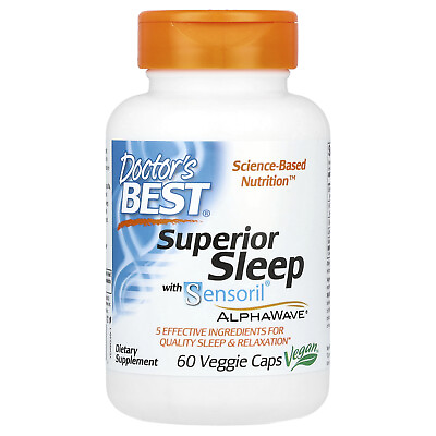 #ad Superior Sleep with Sensoril AlphaWave 60 Veggie Caps $17.90