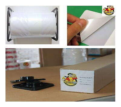 #ad Inkjet Printable Poly Vinyl Banner Roll Tear Proof Self Adhesive Water Resistant $365.00