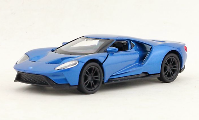 #ad WELLY 1:36 Blue 2017 GT Racing Sports Model Diecast Toy Metal Car $18.99