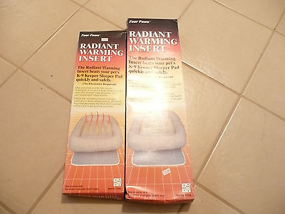 #ad TWO NEW FOUR PAWS RADIANT WARMING INSERT FOR PET BEDS FOR LARGE amp; XL BEDS $24.99