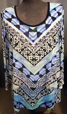 Beige By Eci Blouse Size XL Armpits 24 In Shoulder Down 29 In Bottom 25 In $19.50