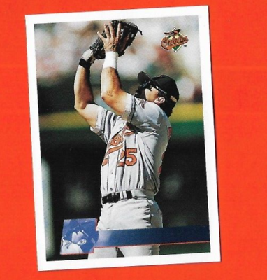 #ad 1996 Topps MISSING FOIL PROOF Rafael Palmiero Baltimore Orioles #395 $2.63