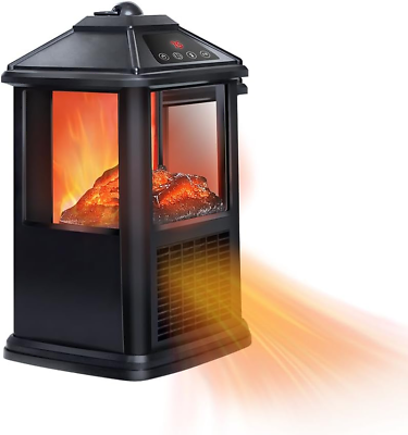 #ad #ad Portable Little 3 Sided Small Electric Fireplaces Space Heaters for Indoor Use F $84.99