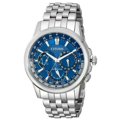 #ad Citizen Calendrier Eco Drive Stainless Steel Watch. MSRP $525 $99.00
