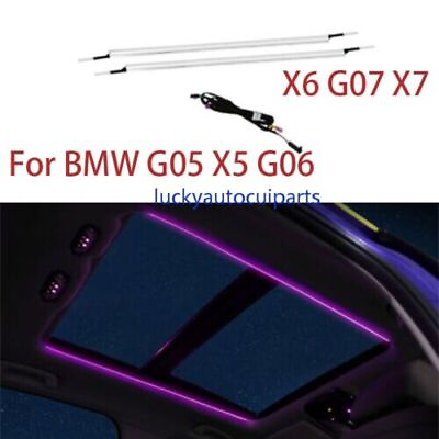 For BMW G05 X5 G06 X6 G07 X7 Colors LED Sunroof Trim Ceiling Ambient Lighting $129.74