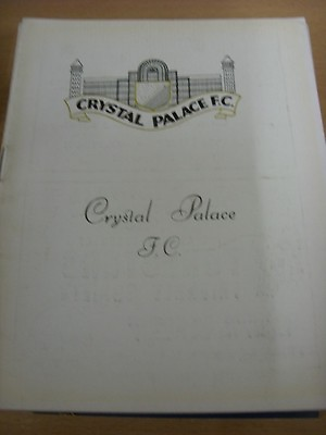 #ad 27 03 1963 Crystal Palace v Colchester United Single Team Change . Any notica GBP 3.99