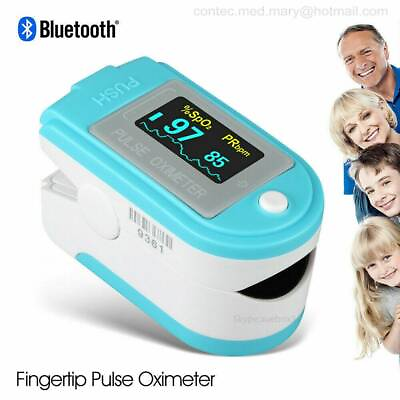 #ad #ad Bluetooth Finger Pulse OximeterFingertip SPO2PR oxygen Monitor OLED USA $19.99