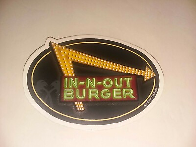 #ad In N Out Burger Bumper Sticker Decal Laptop Sticker Decal Car Sticker Decal B3 $3.00