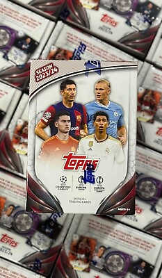 #ad 2023 24 Topps UEFA Club Competitions Blaster Box Factory Sealed IN HAND $24.99