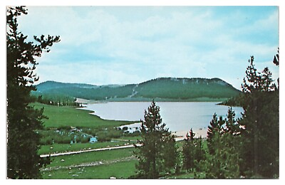 #ad Vintage Meadowlark Lake Big Horn Mountains Wyoming Postcard Unposted Chrome $4.65