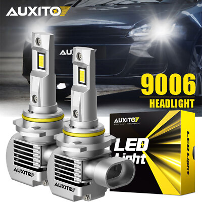 #ad AUXITO 9006 HB4 LED HEADLIGHT Globes High Low Beam Bulbs Waterproof 6500K 2X $44.99