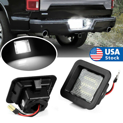 #ad For Ford F150 2022 2015 LED Smoke License Plate Light Bulbs Rear Assembly Lamps $10.86