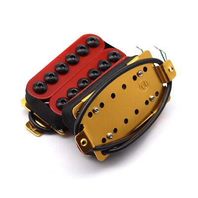 #ad Red Open Double Coil Electric Guitar Pickups Humbucker Neck Bridge Set for SQ ST $18.99