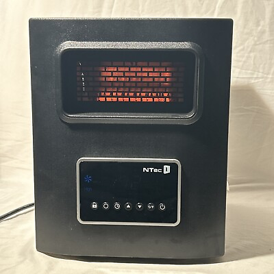 #ad 1500W NTec Quartz Infrared Electric Space Heater Digital Warmer w USB $36.00