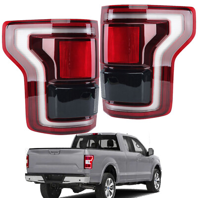 #ad LED Tail Light Rear Lamp For Ford F150 2015 2019 Halogen Upgrade Raptor Style $298.98