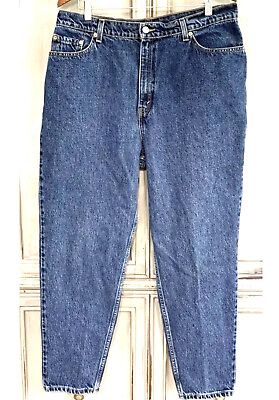 #ad Levi#x27;s 550 Vintage 90’s Reverse Fit High Waist Jeans Sz 18 35x28.5 $42.40