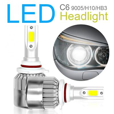 #ad 2Pcs 36W COB LED Headlight Kits Plug amp; Play All in one Halogen Headlamp for Car $12.88