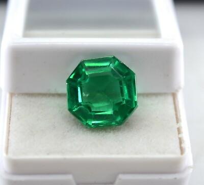 #ad 8.35 Ct Certified Natural Unheated Untreated Emerald For Jewelry Gemstone E2164 $22.49