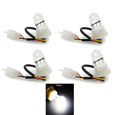 #ad 4X White HID Hideaway Bulbs Flash Strobe Replacement Lamp Bulbs Tube Light 12V $22.52