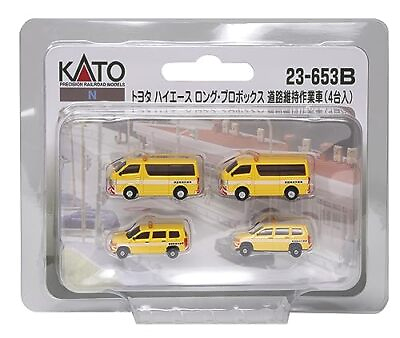#ad KATO N Gauge Toyota Hiace Long Pro Box Road Maintenance Working vehicle 4 units $38.54