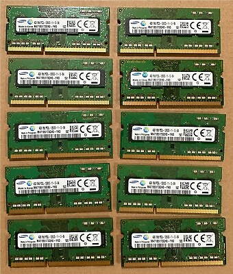 #ad 10 LOT 4GB PC3L 12800S DDR3 1600MHz MEMORY RAM for LAPTOPS MIXED BRANDS $19.99