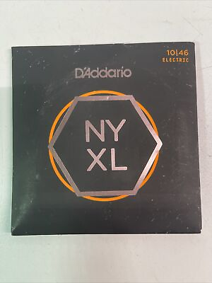 #ad Daddario NYXL1046 Nickel Wound Electric Regular Light Strings 10 46 New Z $12.90