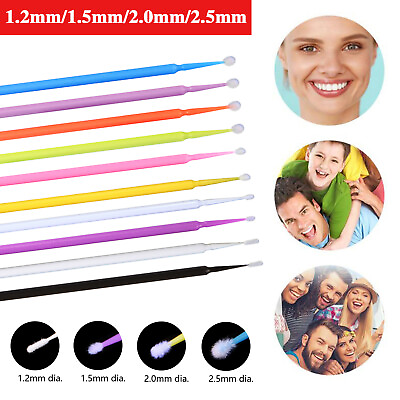#ad Microbrush Applicator Tips Dental Micro Brush Regular Fine Super Fine 100 pk $89.80
