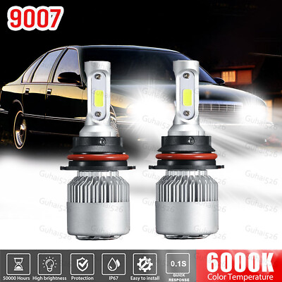 #ad For Caprice 1991 1996 6000K White 2X Front LED Headlight Bulbs High Low Beam $16.09