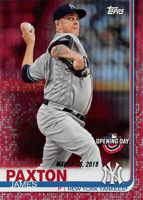 #ad 2019 Topps Opening Day Target Red Foil SP #195 James Paxton New York Yankees $1.10