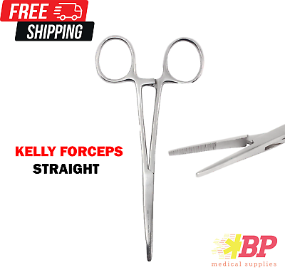 #ad Kelly Hemostat Locking Forceps Straight 5.5quot; Surgical Instruments $4.95