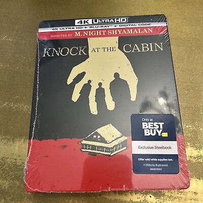 #ad Knock At The Cabin SteelBook 4K 4K UHD Blu ray Digital Code NEW $48.98